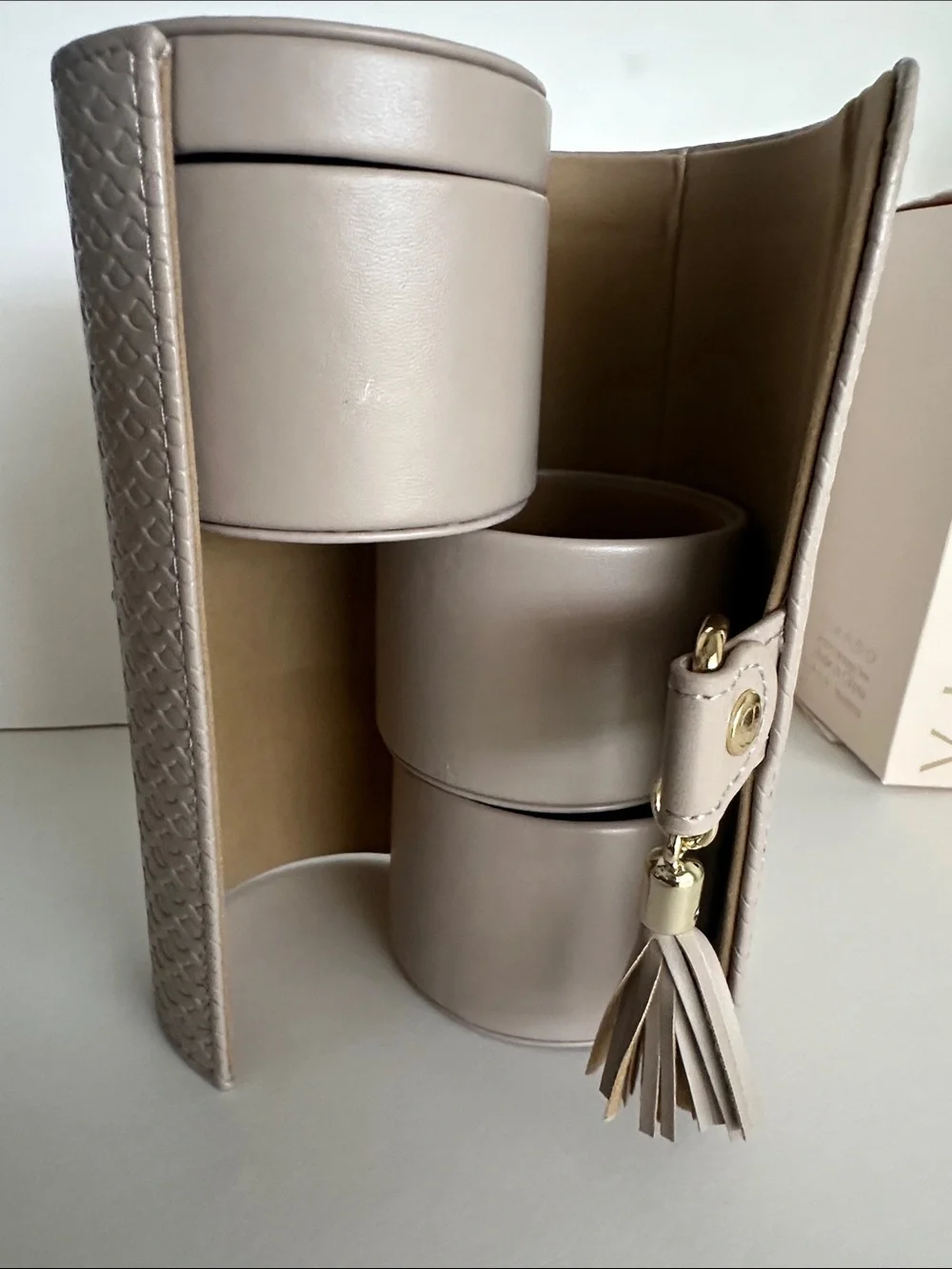 Vlando Travel Jewellery Case, Jewellery Rolls Organizer x Rings, Earrings, Neckl